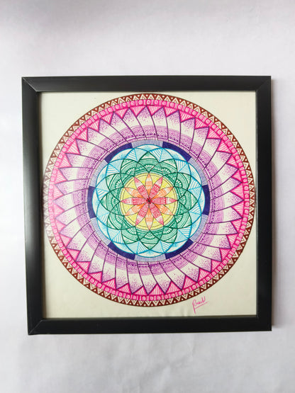 Intense Colored Mandala