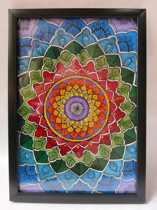 Vibrant Mandala Painting