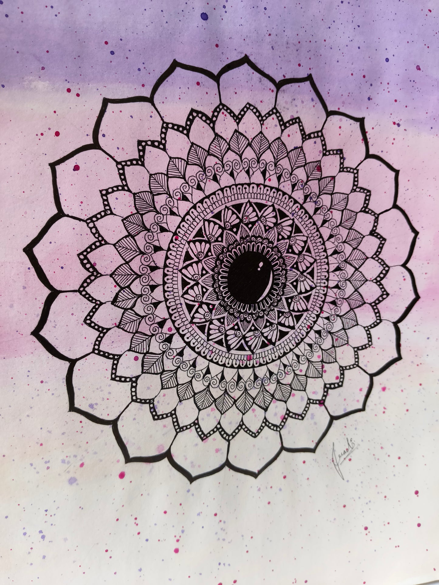 Pastel Mandala Handmade