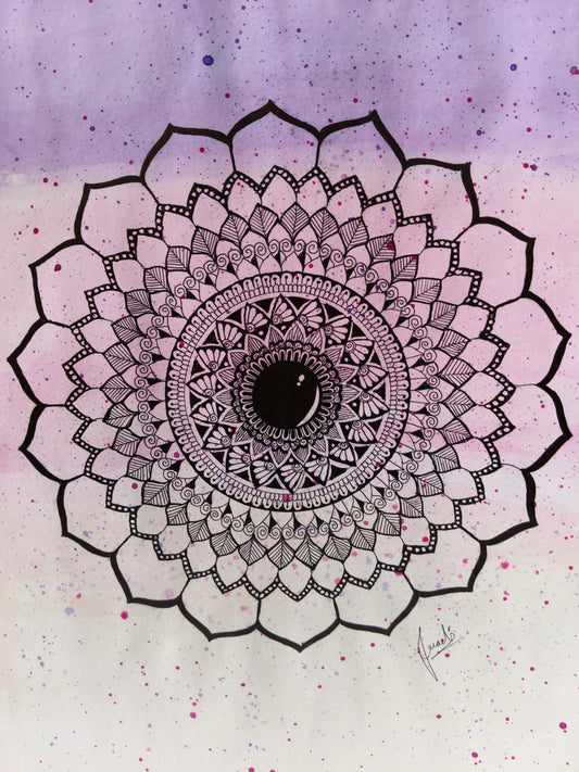 Pastel Mandala Handmade