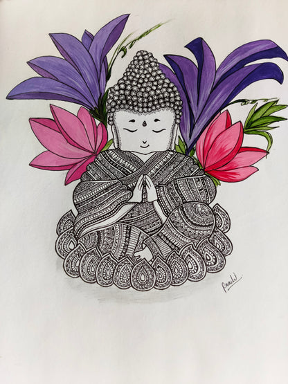 Charming Buddha Mandala Painting