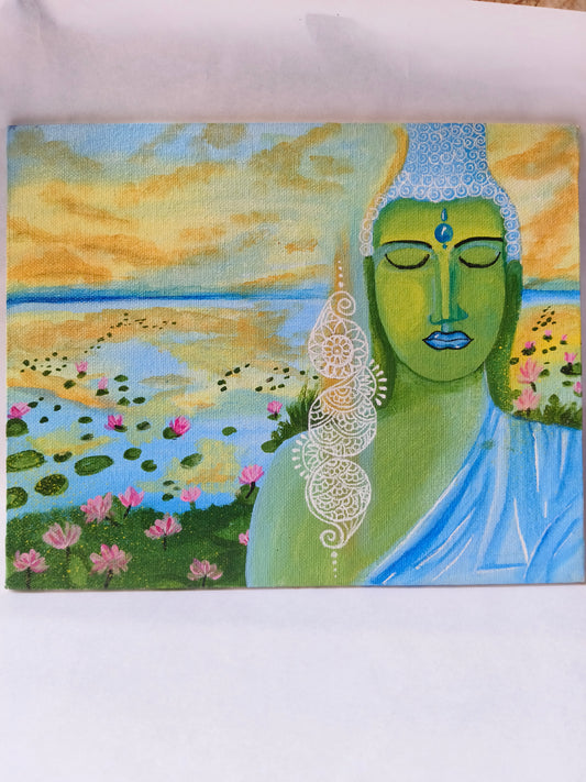 Tranquil Buddha Canvas Painting