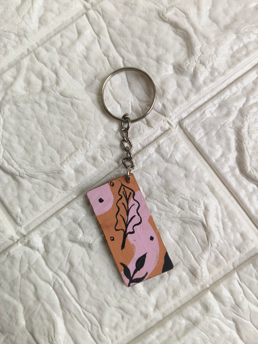 MDF Hand Painted Keychains